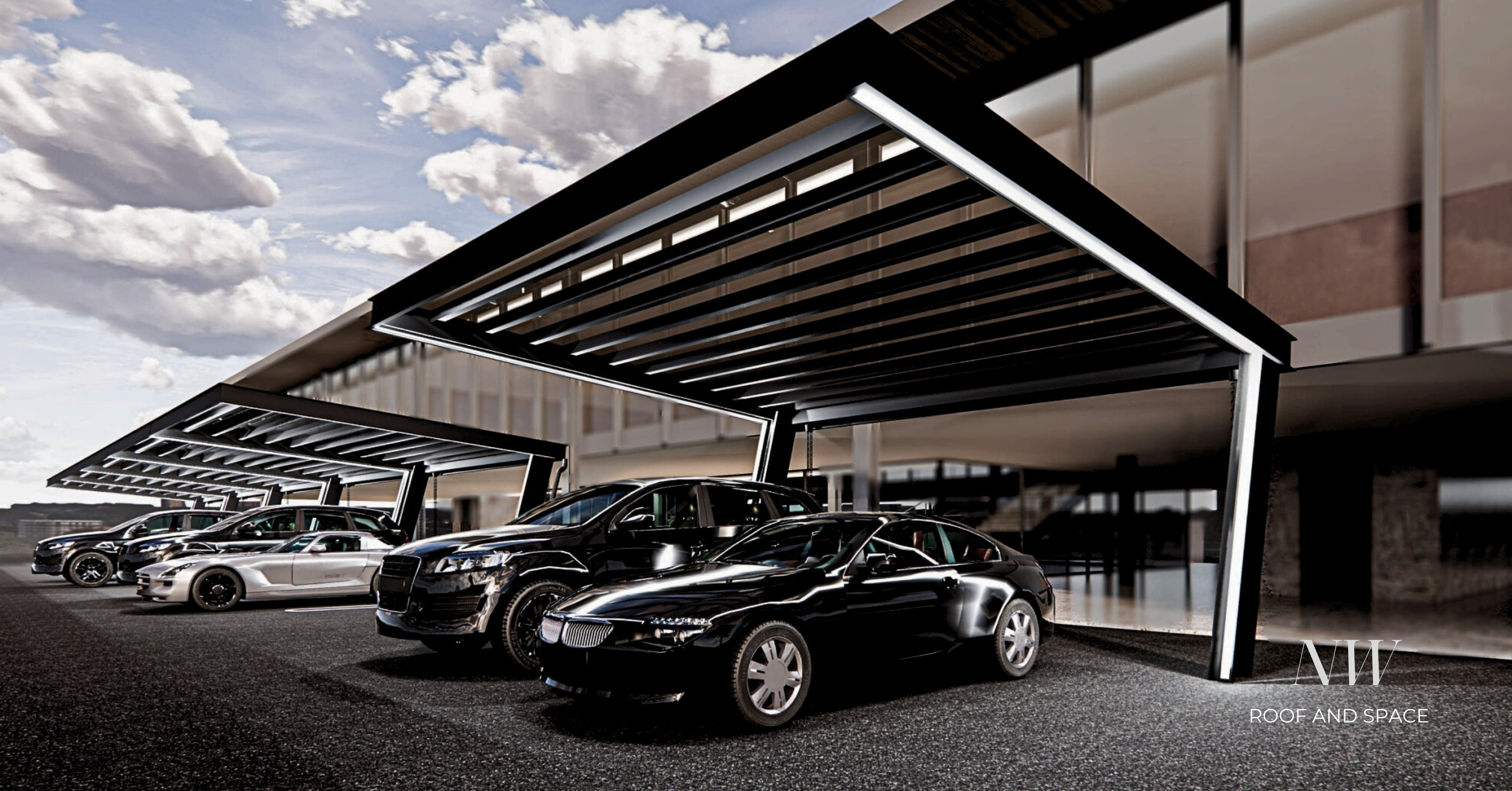 Modern Elegance : Car Port Modern style