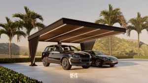 Smart Woody : Car port Resort style.