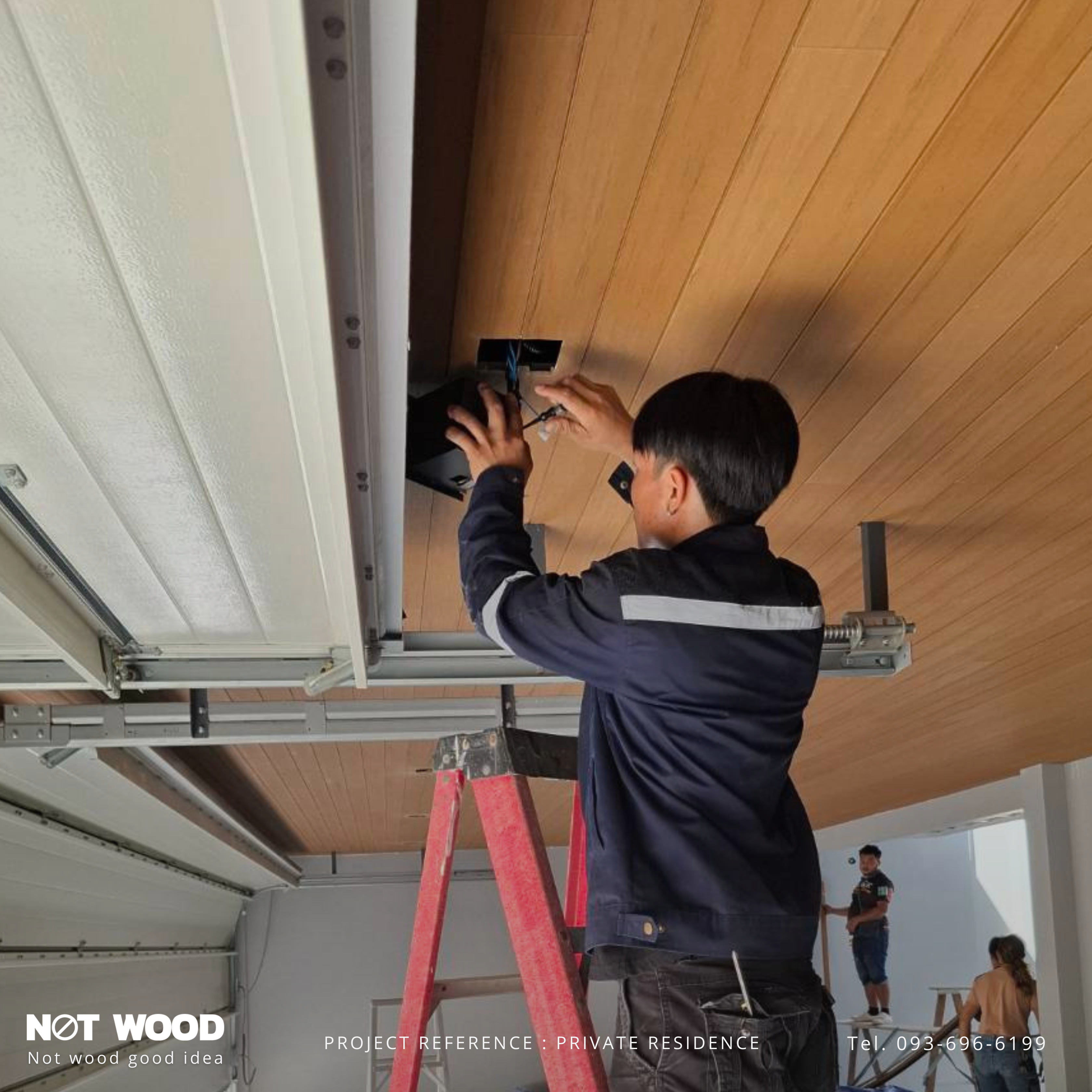 ติดตั้งฝ้าไม้เทียม / ไม้สังเคราะห์ (wpc ceiling installations) อย่างไร