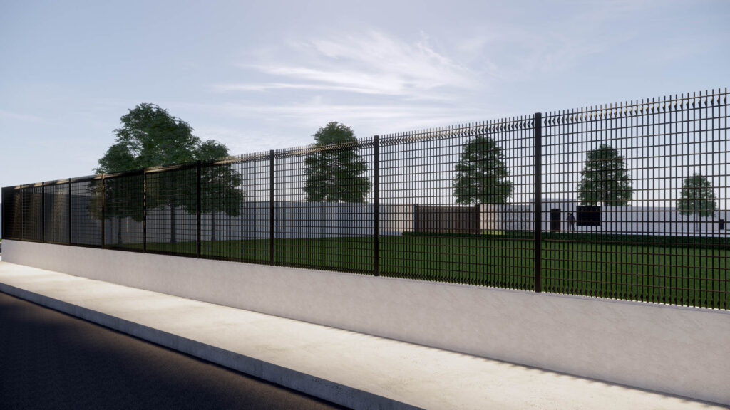 รั้ว Mesh fence