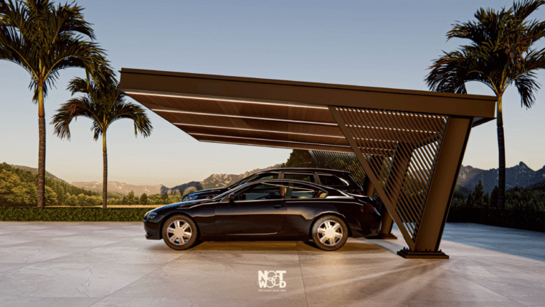 หลังคาโรงจอดรถที่ได้รับความนิยมในปัจจุบัน