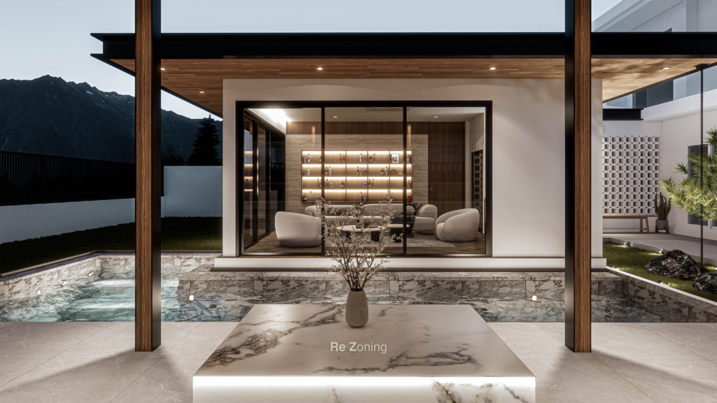 Pavilion + Living room 8