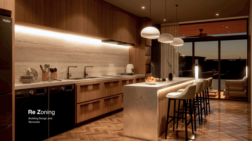 Modern Minimal Japandi Kitchen 2